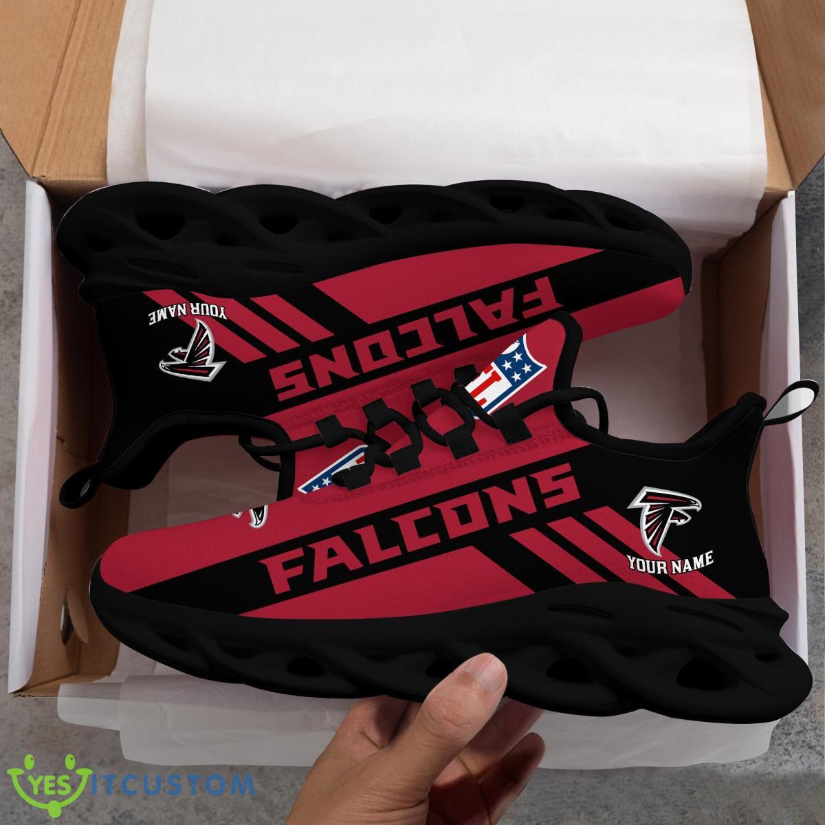 Atlanta Falcons Custom Name Max Soul Shoes Impressive Gift 3 Atlanta Falcons Custom Name Max Soul Shoes Impressive Gift Product Photo 3