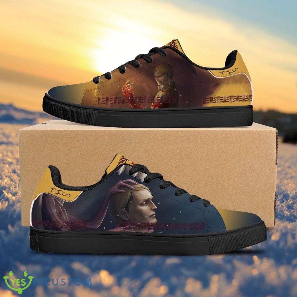 Attack On Titan Erwin Smith Skate Anime Shoes Gift For Men And Women 3 Attack On Titan Erwin Smith Skate Anime Shoes Gift For Men And Women Product Photo 1