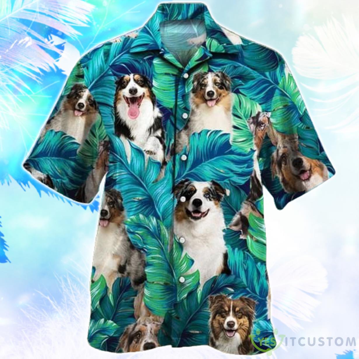 Australian Shepherd Dog Lovers All Printed 3D Hawaiian Shirt For Men Women 4 Australian Shepherd Dog Lovers All Printed 3D Hawaiian Shirt For Men Women Product Photo 1
