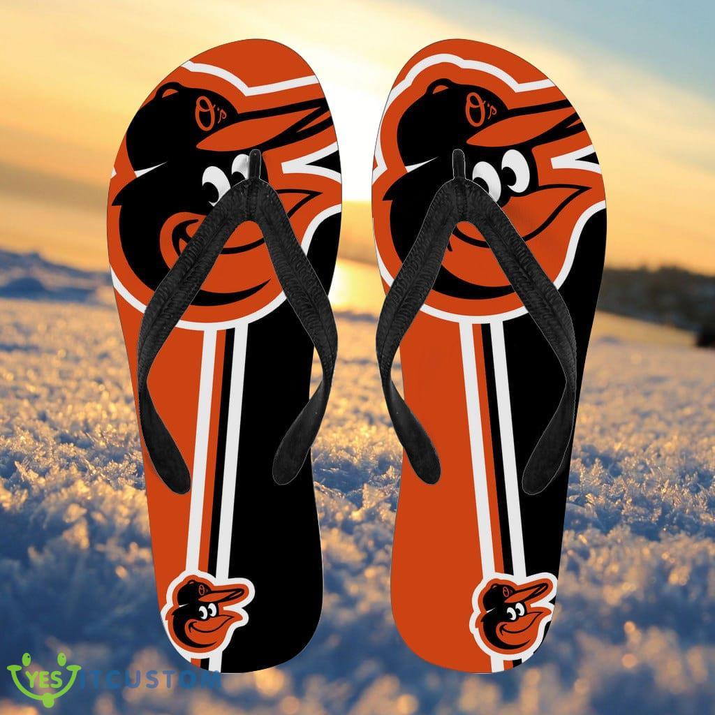 Baltimore Orioles Fan Gift Two Main Colors Flip Flops 3 Baltimore Orioles Fan Gift Two Main Colors Flip Flops Product Photo 1