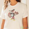 Baltimore Orioles MLB Baseball Dabbing Mickey Disney Sports T Shirt - White Ladies T-Shirt