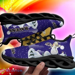 Baltimore Ravens Christmas Sport Sneakers Ugly Christmas Max Soul Shoes - Baltimore Ravens Christmas Chunky Sneakers Ugly Christmas Max Soul Shoes Photo 6