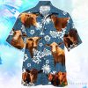 Beefmaster Cattle Blue Tribal Hawaiian Shirt For Men Women Product Photo 1