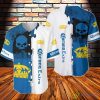 Black Skull Corona Extra Beer Baseball Jersey Product Photo 1
