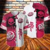Black Skull Dr Pepper Baseball Jersey Product Photo 1