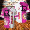 Black Skull Dunkin Donuts Baseball Jersey Product Photo 1