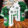 Black Skull Heineken Beer Baseball Jersey Product Photo 1