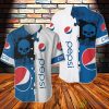 Black Skull Pepsi Baseball Jersey Product Photo 1