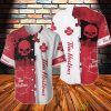 Black Skull Tim Hortons Baseball Jersey Product Photo 1