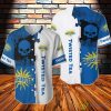 Black Skull Twisted Tea Baseball Jersey Product Photo 1