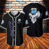 Blue Moon Skull Halloween Baseball Jersey Product Photo 1
