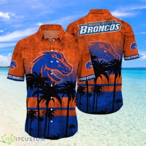 Boise State Broncos Logo Coconut Tropical Hawaiian Shirt Beach Gift For Fans Product Photo 1