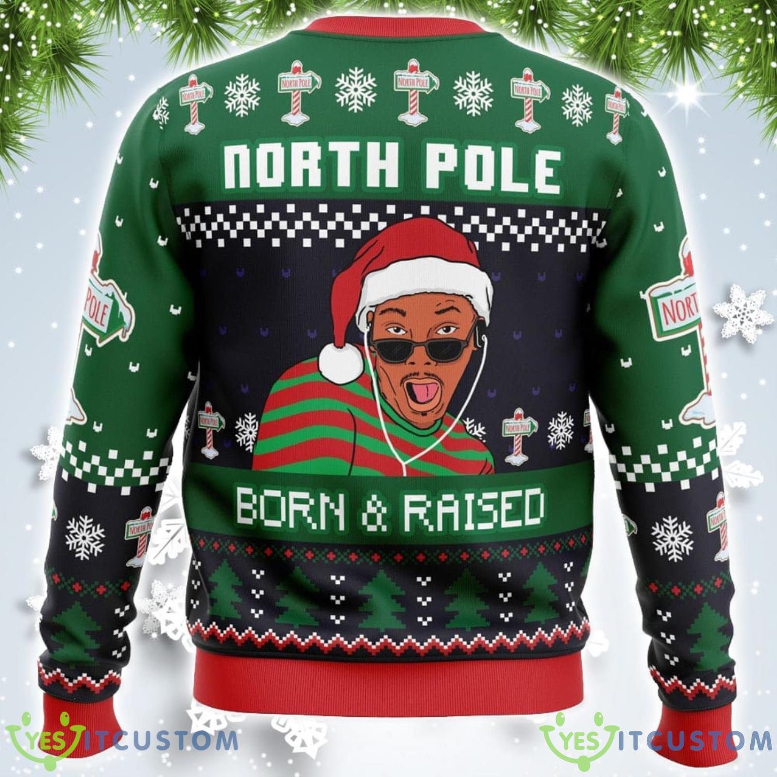 Born and Raised Fresh Prince of Bel-Air Xmas Ugly Christmas Sweater Christmas Gift For Men And Women 2 Born and Raised Fresh Prince of Bel-Air Xmas Ugly Christmas Sweater Christmas Gift For Men And Women Product Photo 2