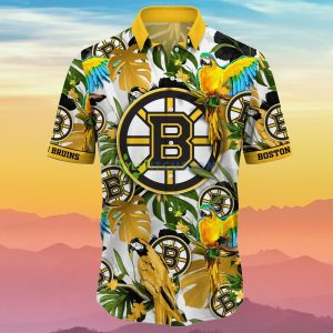 Boston Bruins NHL Flower Hawaiian Shirt Best Gift Idea For Fans Product Photo 2