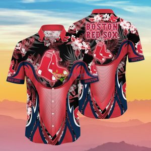 Boston Red Sox MLB Flower Hawaiian Shirt Best Gift For Men And Women Fans Product Photo 1