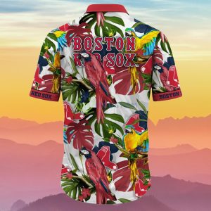 Boston Red Sox MLB Flower Hawaiian Shirt Best Gift Idea For Fans 5 Boston Red Sox MLB Flower Hawaiian Shirt Best Gift Idea For Fans Product Photo 3
