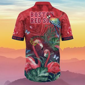 Boston Red Sox MLB Flower Hawaiian Shirt Ideal Gift For Fans Product Photo 3