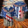 Bud Light Beer Eage USA Flag Baseball Jersey Product Photo 1