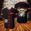 Budweiser Beer Baby Yoda Baseball Jersey Product Photo 1