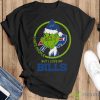 Buffalo Bills NFL Christmas Grinch I Hate People But I Love My Favorite Football Team T Shirt - Black T-Shirt