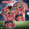 Calgary Flames Teams Casual Aloha Attire Personalized Hawaiian Shirt - Calgary Flames Teams Casual Aloha Attire Personalized Hawaiian Shirt