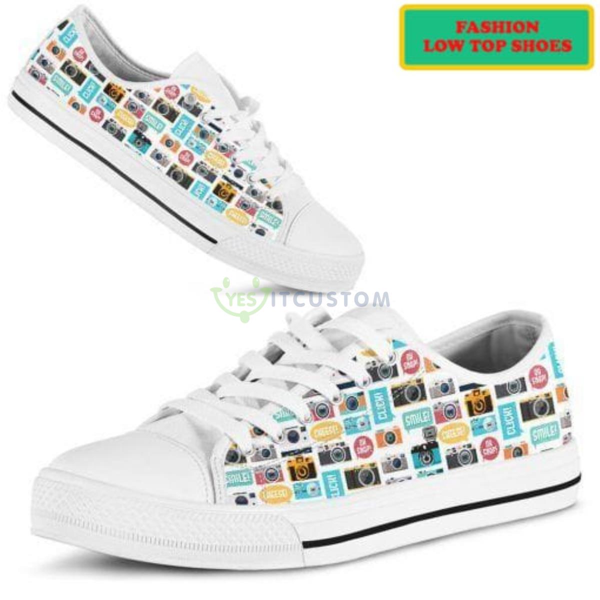 Camera Fashion Low Top Shoes 7 Camera Fashion Low Top Shoes Product Photo 2