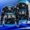 Carolina Panthers Big Snowflake Pattern Ugly Christmas Sweater Christmas Gift Product Photo 1