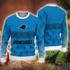 Carolina Panthers Christmas Pattern Sweater Handmade Unisex Ugly Lover Christmas - Carolina Panthers Christmas Pattern Sweater Handmade Unisex Ugly Lover Christmas