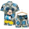 Carolina Panthers Mickey Hawaiian Shirt and Shorts Funny Summer Gift Product Photo 1