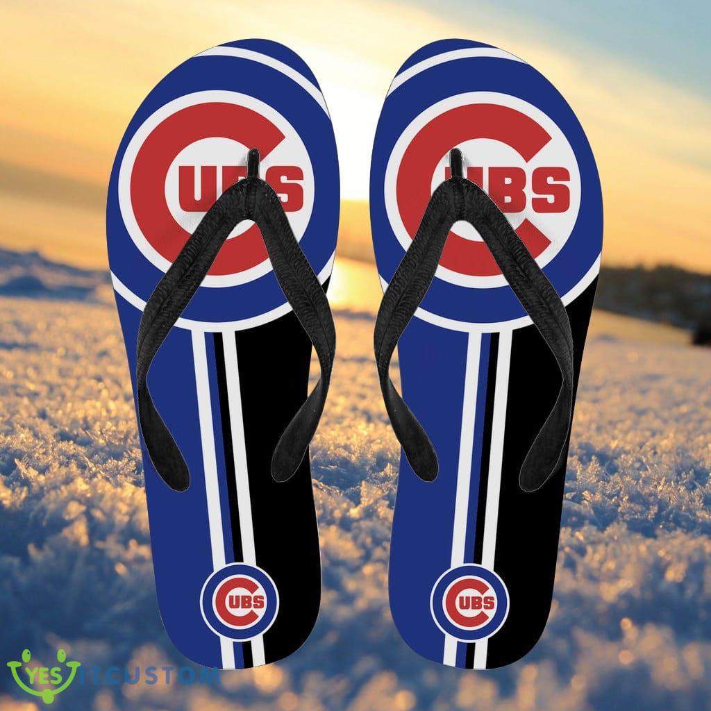 Chicago Cubs Fan Gift Two Main Colors Flip Flops 3 Chicago Cubs Fan Gift Two Main Colors Flip Flops Product Photo 1