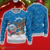 Christmas Gift Detroit Lions Christmas Snowman Reindeer Cute Ugly Christmas Sweater Product Photo 1