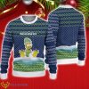 Christmas Gift Seattle Seahawks Logo Simpson Christmas Ugly Sweater Product Photo 1