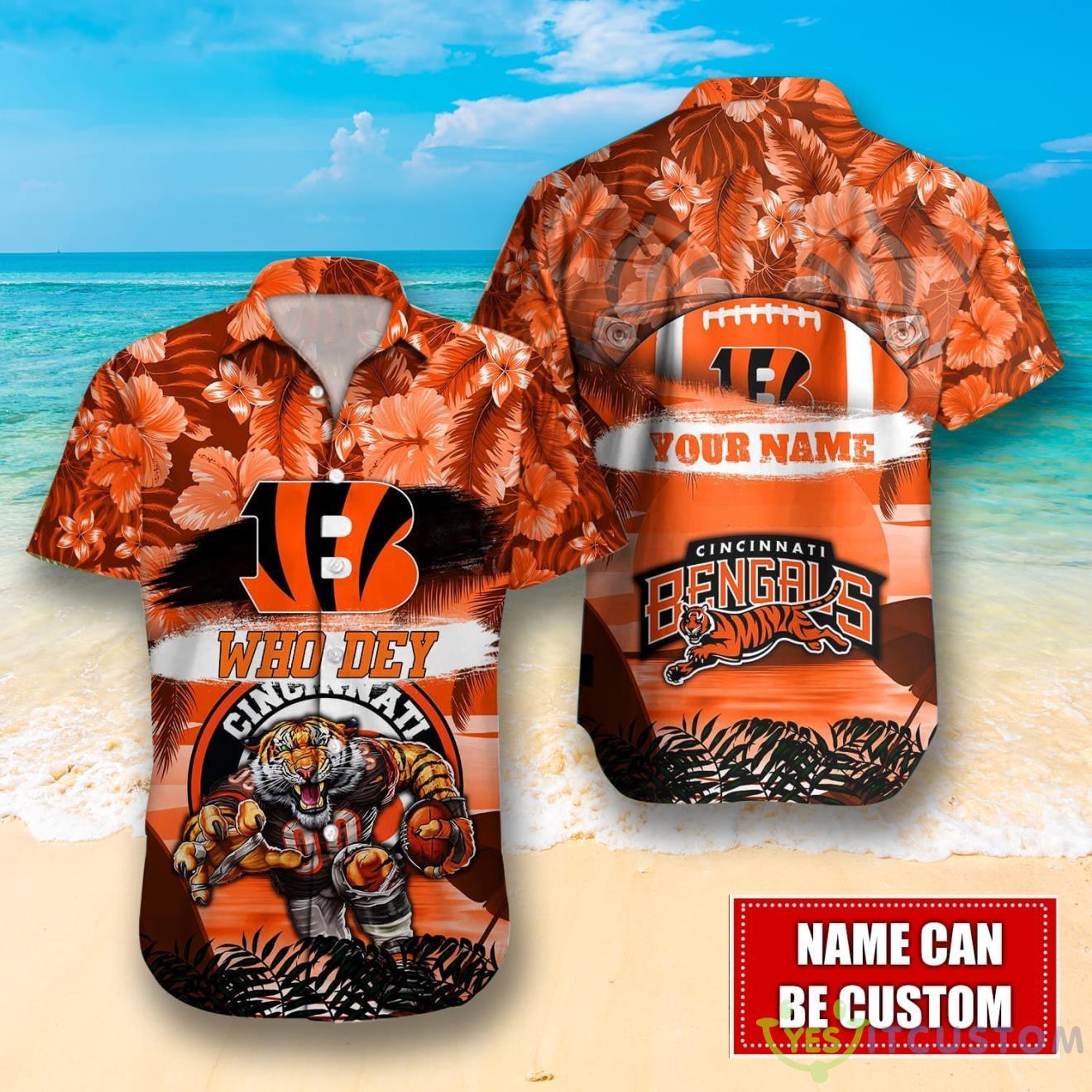 Cincinnati Bengals NFL Personalized Hawaiian Shirt Special Gift For Fans 2 Cincinnati Bengals NFL Personalized Hawaiian Shirt Special Gift For Fans Product Photo 1