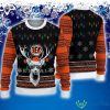 Cincinnati Bengals Ugly Christmas Sweater Reindeer Knitted Ensemble AOP Gift For Fans - Cincinnati Bengals Ugly Christmas Sweater Reindeer Knitted Ensemble AOP Gift For Fans