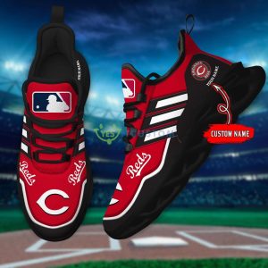 Cincinnati Reds MLB Custom Name Max Soul Sneakers 6 Cincinnati Reds MLB Custom Name Max Soul Sneakers Product Photo 3