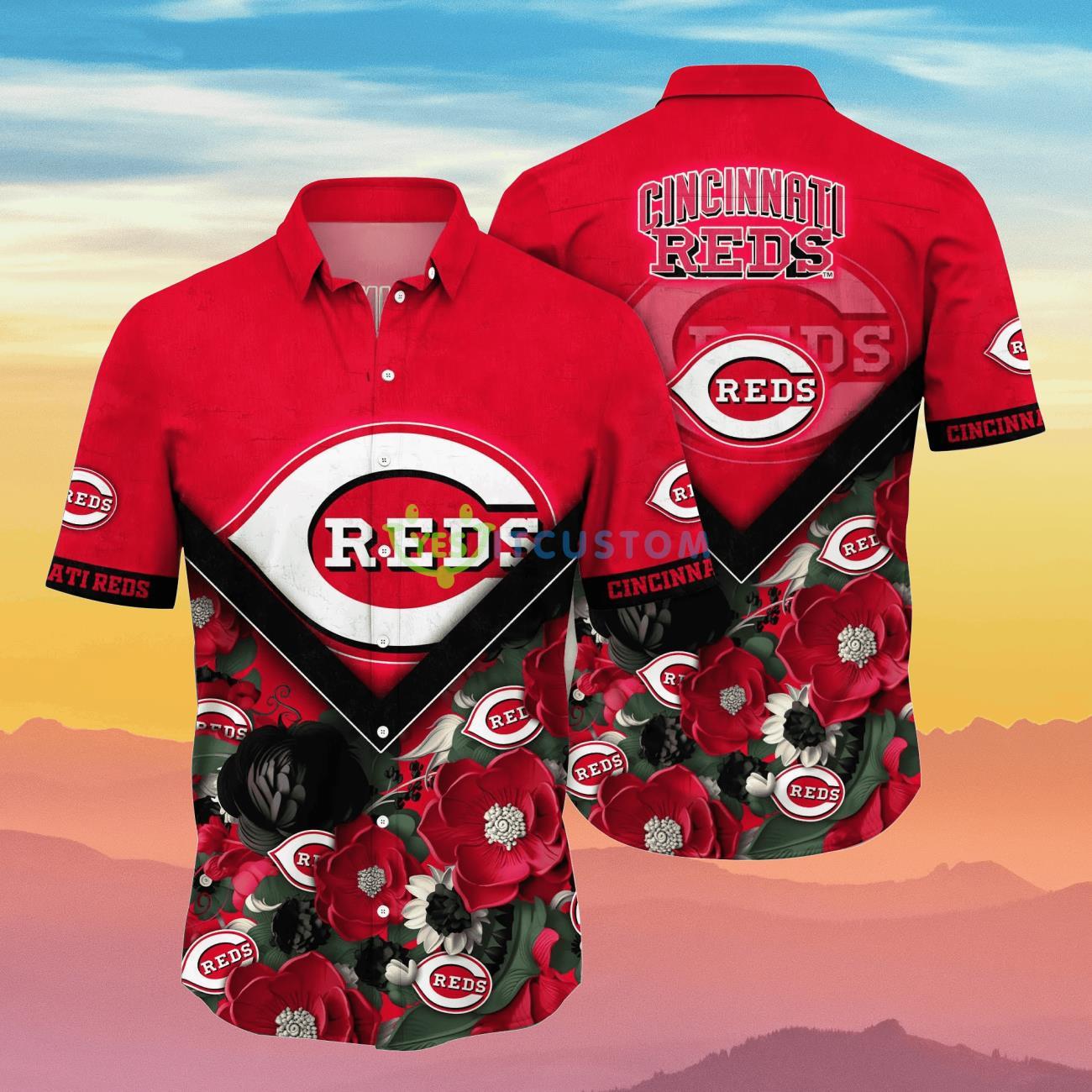 Cincinnati Reds MLB Flower Hawaiian Shirt Unique Gift For Men And Women Fans 6 Cincinnati Reds MLB Flower Hawaiian Shirt Unique Gift For Men And Women Fans Product Photo 1