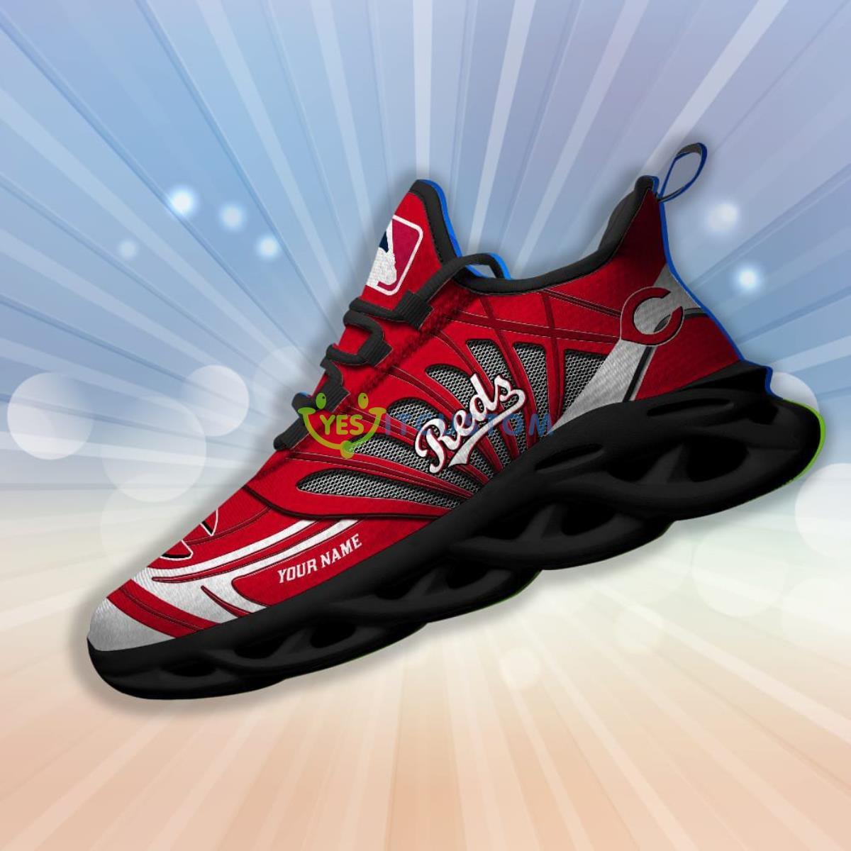 Cincinnati Reds Personalized Max Soul Shoes 2 Cincinnati Reds Personalized Max Soul Shoes Product Photo 2