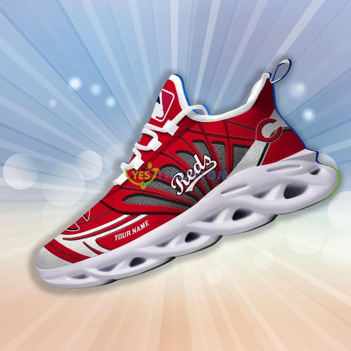 Cincinnati Reds Personalized Max Soul Shoes 14 Cincinnati Reds Personalized Max Soul Shoes Product Photo 3