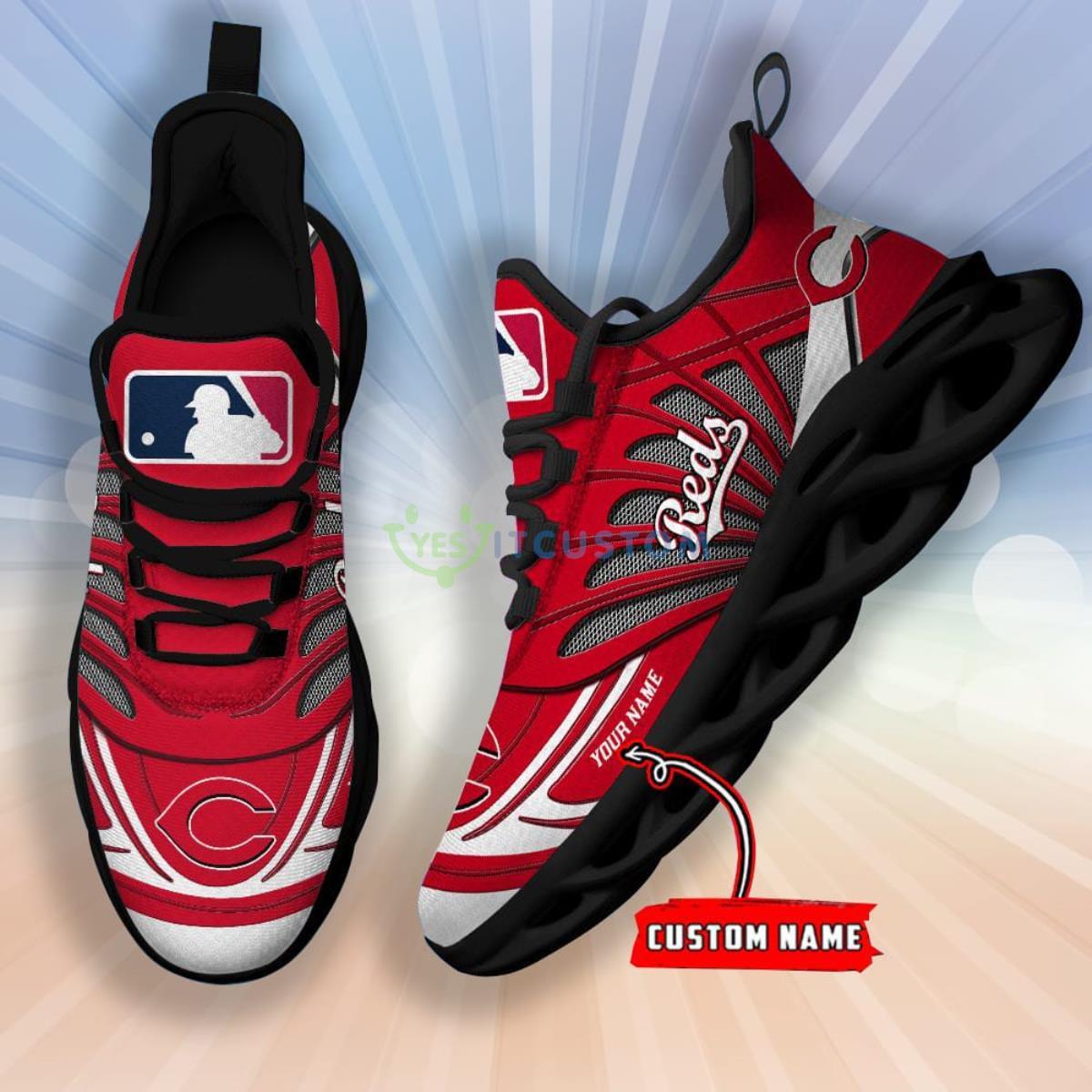 Cincinnati Reds Personalized Max Soul Shoes 4 Cincinnati Reds Personalized Max Soul Shoes Product Photo 4