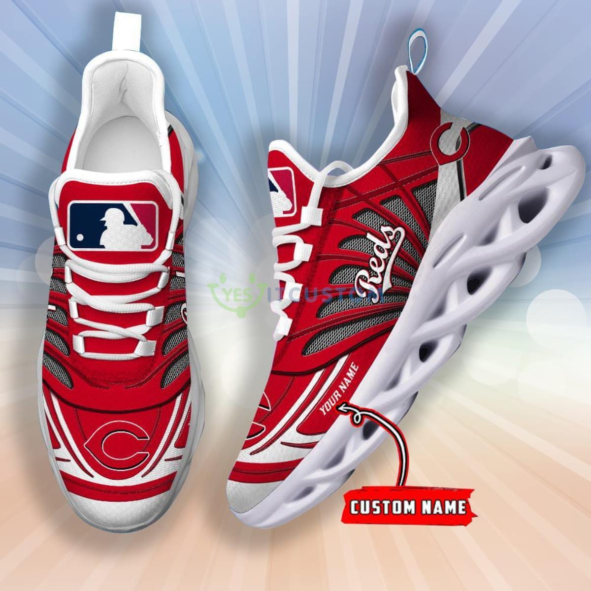 Cincinnati Reds Personalized Max Soul Shoes 5 Cincinnati Reds Personalized Max Soul Shoes Product Photo 5