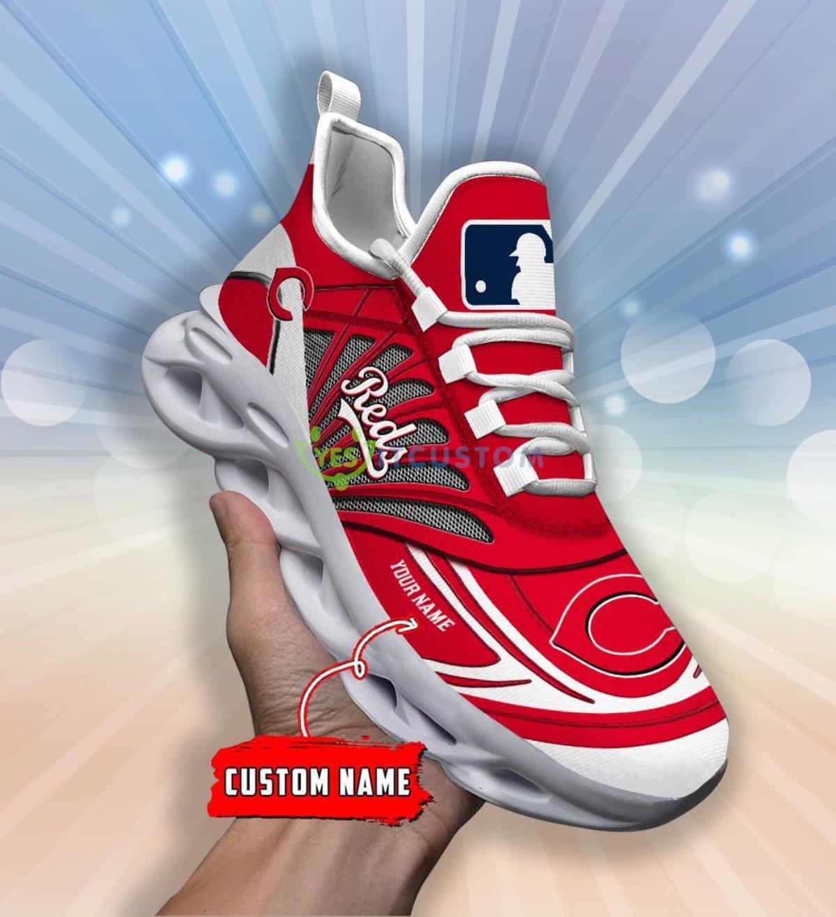 Cincinnati Reds Personalized Max Soul Shoes 13 Cincinnati Reds Personalized Max Soul Shoes Product Photo 1