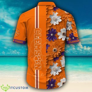 Clemson Tigers NCAA Flower Logo Colorful Hawaiian Shirt 5 Clemson Tigers NCAA Flower Logo Colorful Hawaiian Shirt - Clemson Tigers NCAA Flower Logo Coloful Hawaiian Shirt Photo 5