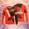 Cleveland Browns Basic 3D Sweater Funny Ugly Christmas For Men And Women - Cleveland Browns Basic 3D Sweater Funny Ugly Christmas For Men And Women