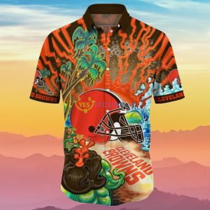 Cleveland Browns NFL Flower Hawaiian Shirt Summer Football Best Idea For Real Fans Product Photo 2
