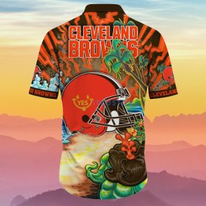 Cleveland Browns NFL Flower Hawaiian Shirt Summer Football Best Idea For Real Fans Product Photo 3