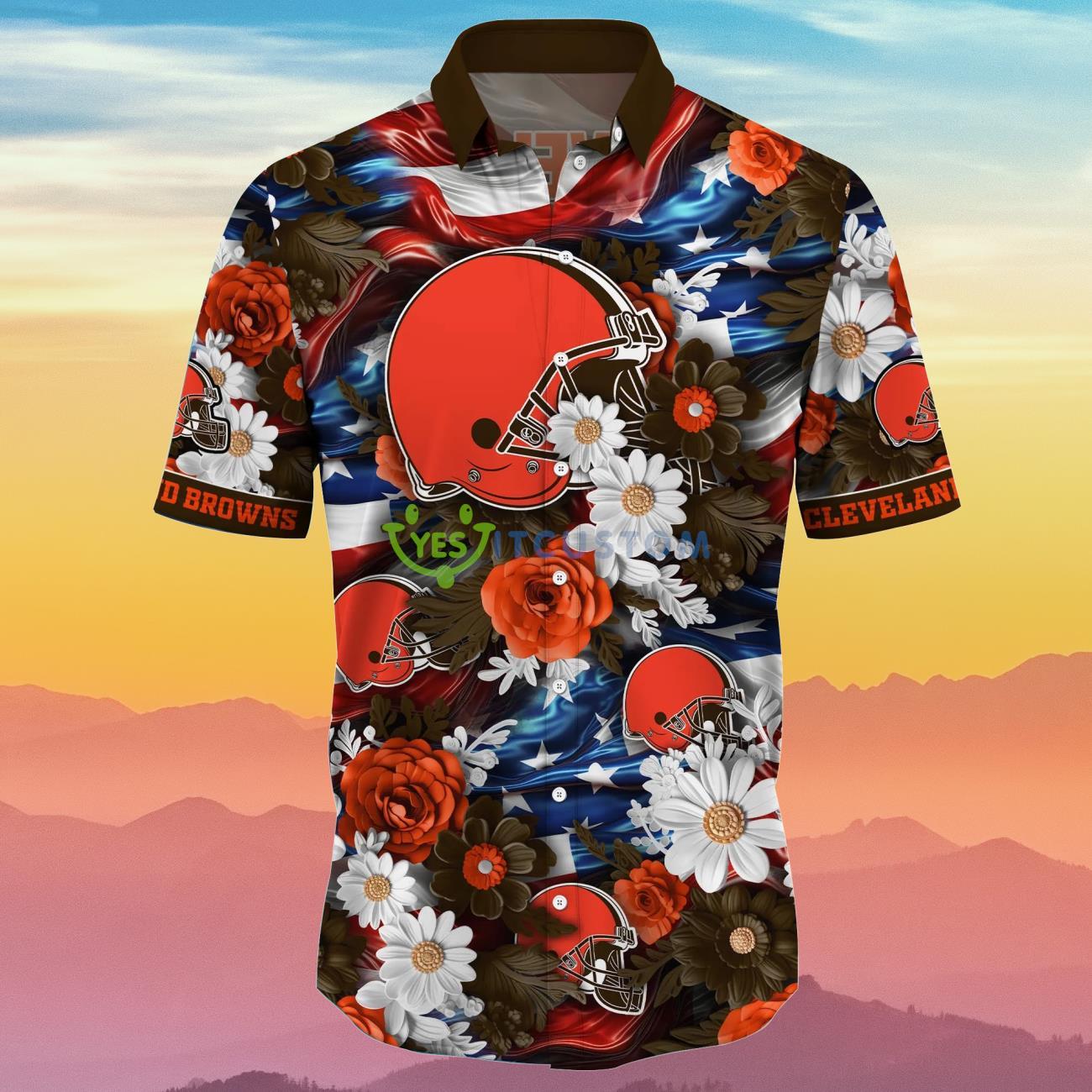 Cleveland Browns NFL Hawaiian Shirt Independence Day Summer Football Best Gift For Real Fans 7 Cleveland Browns NFL Hawaiian Shirt Independence Day Summer Football Best Gift For Real Fans Product Photo 2