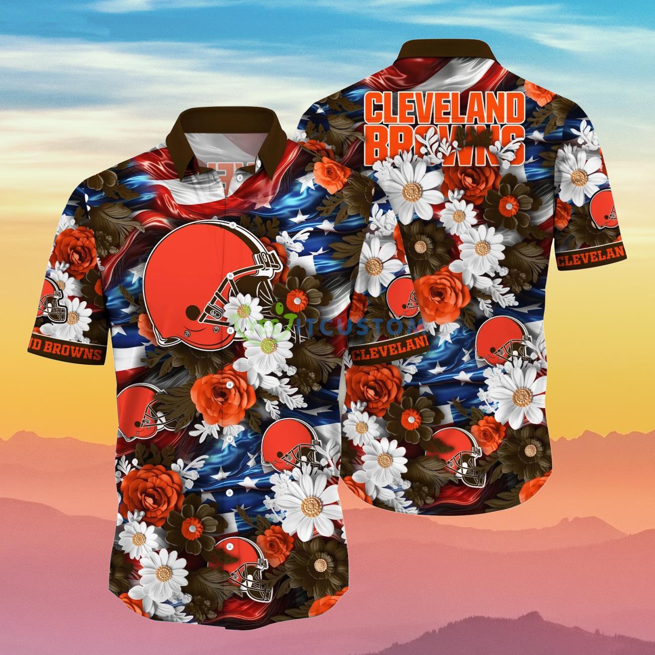 Cleveland Browns NFL Hawaiian Shirt Independence Day Summer Football Best Gift For Real Fans 6 Cleveland Browns NFL Hawaiian Shirt Independence Day Summer Football Best Gift For Real Fans Product Photo 1