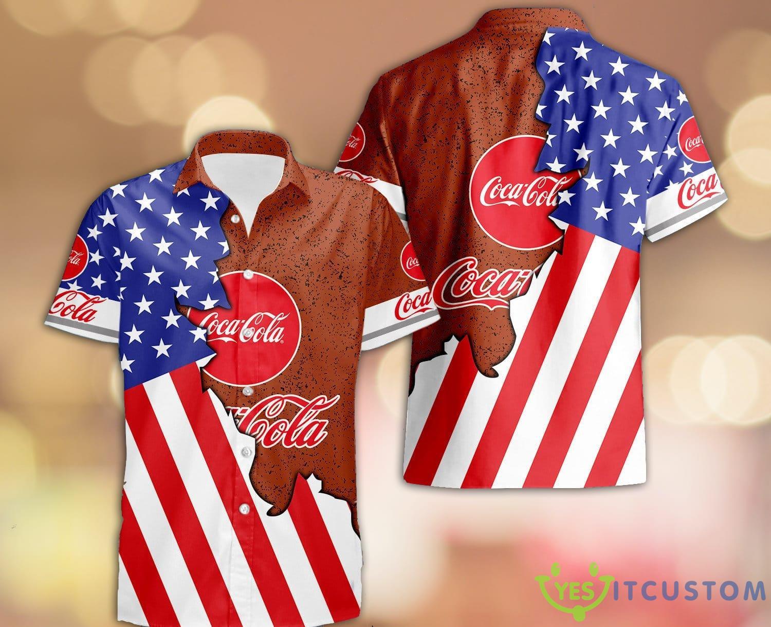 coca-cola Hawaiian Shirt New Trend Summer Vacation Gift 2 coca-cola Hawaiian Shirt New Trend Summer Vacation Gift Product Photo 1