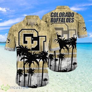 Colorado Buffaloes Logo Coconut Tropical Hawaiian Shirt Beach Gift For Fans Product Photo 1