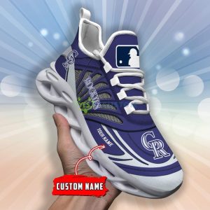 Colorado Rockies Personalized Max Soul Shoes Product Photo 1